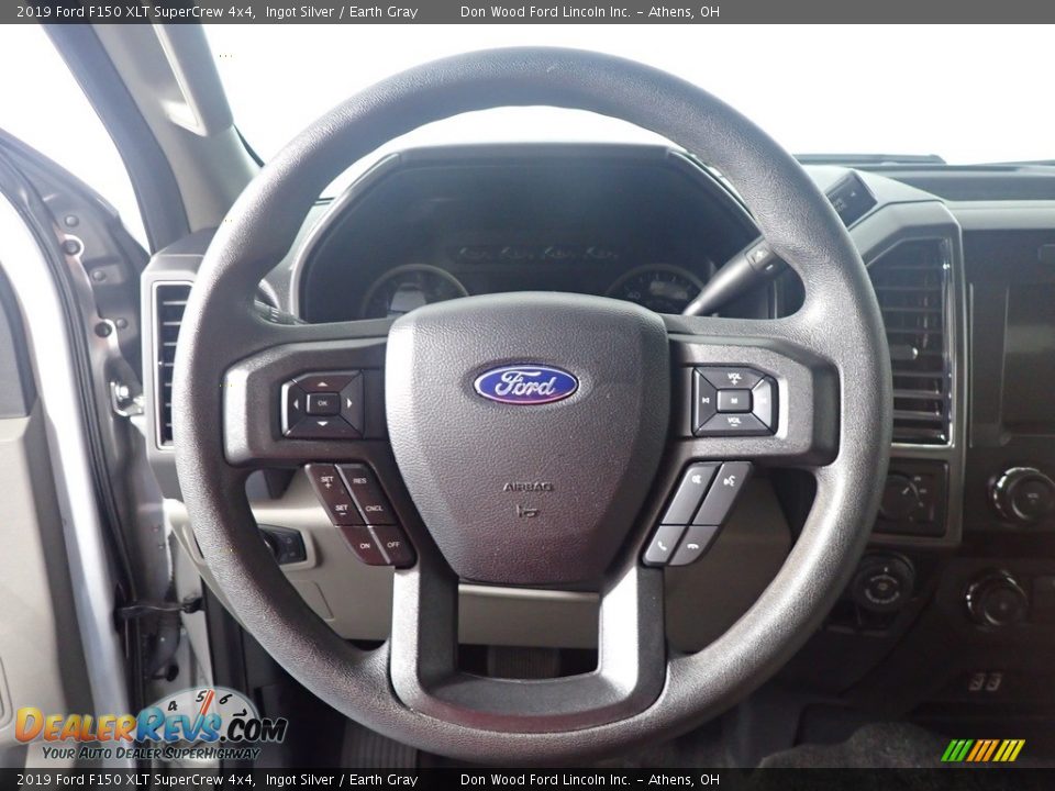 2019 Ford F150 XLT SuperCrew 4x4 Ingot Silver / Earth Gray Photo #27