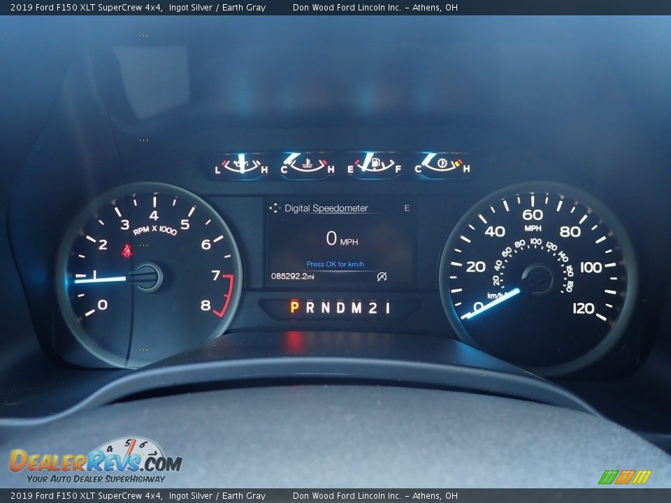 2019 Ford F150 XLT SuperCrew 4x4 Ingot Silver / Earth Gray Photo #28