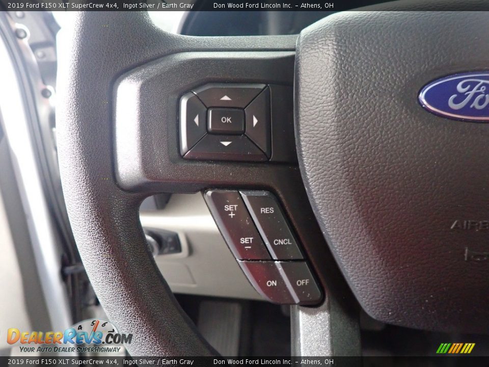 2019 Ford F150 XLT SuperCrew 4x4 Ingot Silver / Earth Gray Photo #29