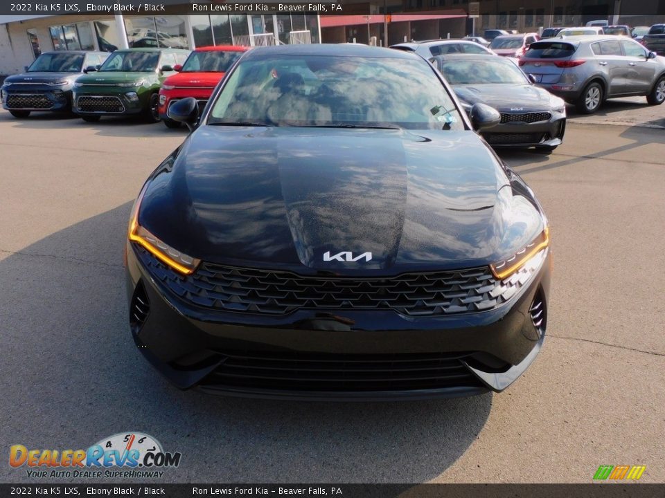 2022 Kia K5 LXS Ebony Black / Black Photo #8