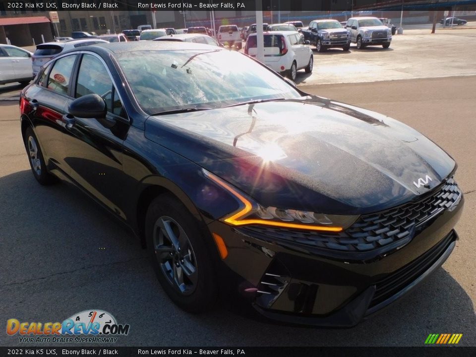 2022 Kia K5 LXS Ebony Black / Black Photo #9