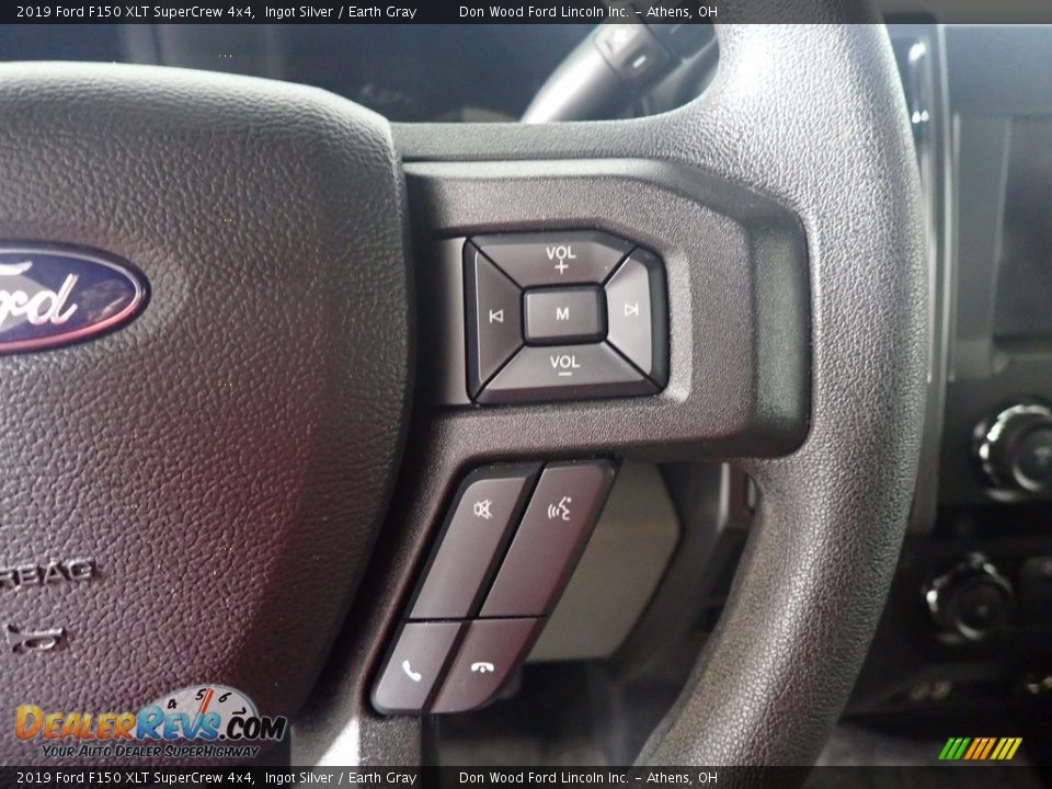 2019 Ford F150 XLT SuperCrew 4x4 Ingot Silver / Earth Gray Photo #30