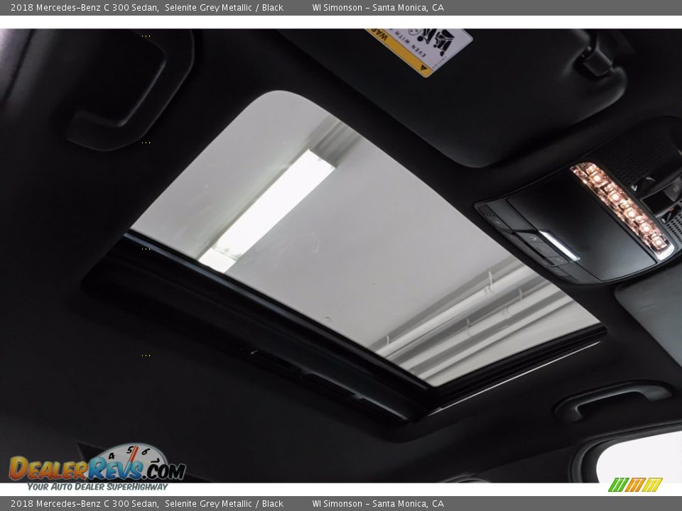 2018 Mercedes-Benz C 300 Sedan Selenite Grey Metallic / Black Photo #30