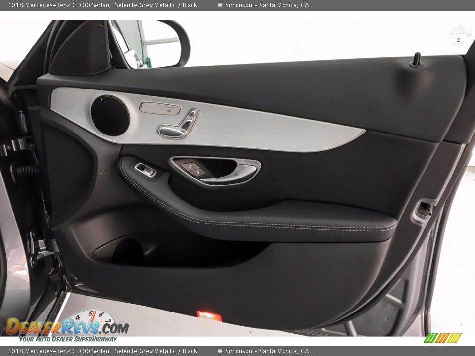 2018 Mercedes-Benz C 300 Sedan Selenite Grey Metallic / Black Photo #31