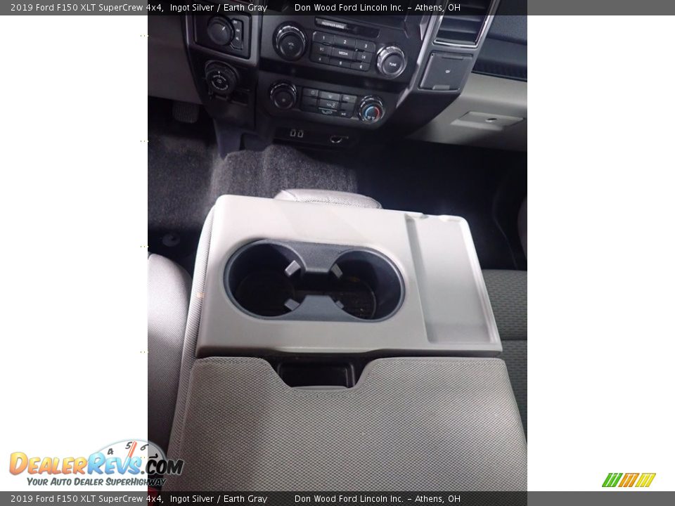 2019 Ford F150 XLT SuperCrew 4x4 Ingot Silver / Earth Gray Photo #33