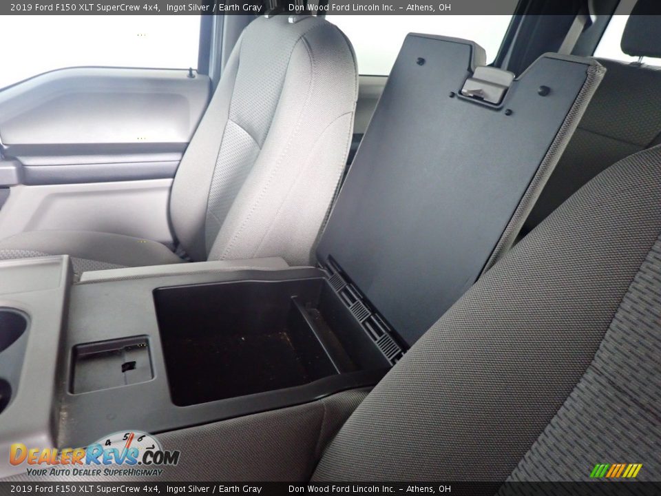2019 Ford F150 XLT SuperCrew 4x4 Ingot Silver / Earth Gray Photo #34