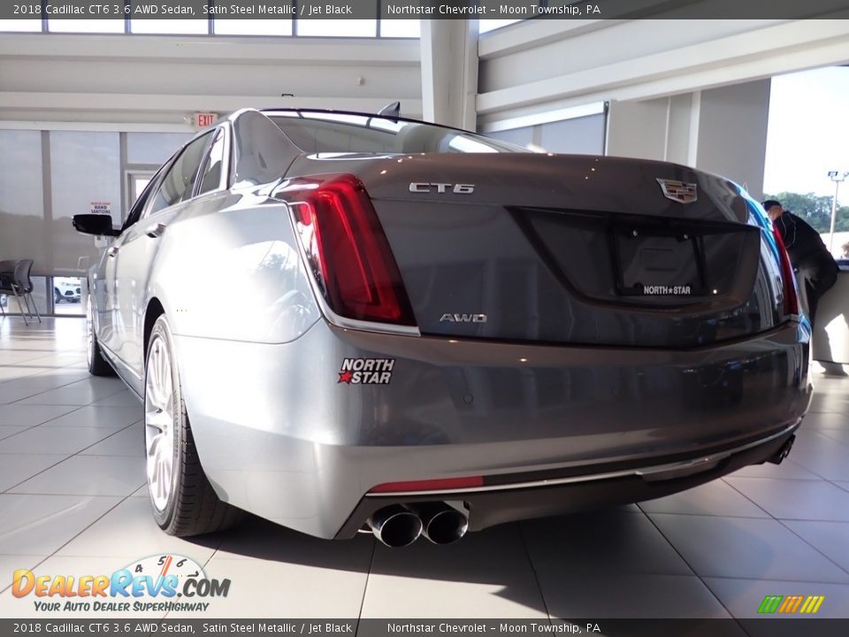 2018 Cadillac CT6 3.6 AWD Sedan Satin Steel Metallic / Jet Black Photo #5