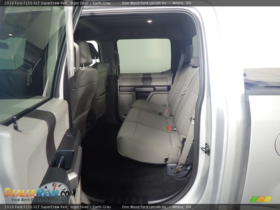 2019 Ford F150 XLT SuperCrew 4x4 Ingot Silver / Earth Gray Photo #36