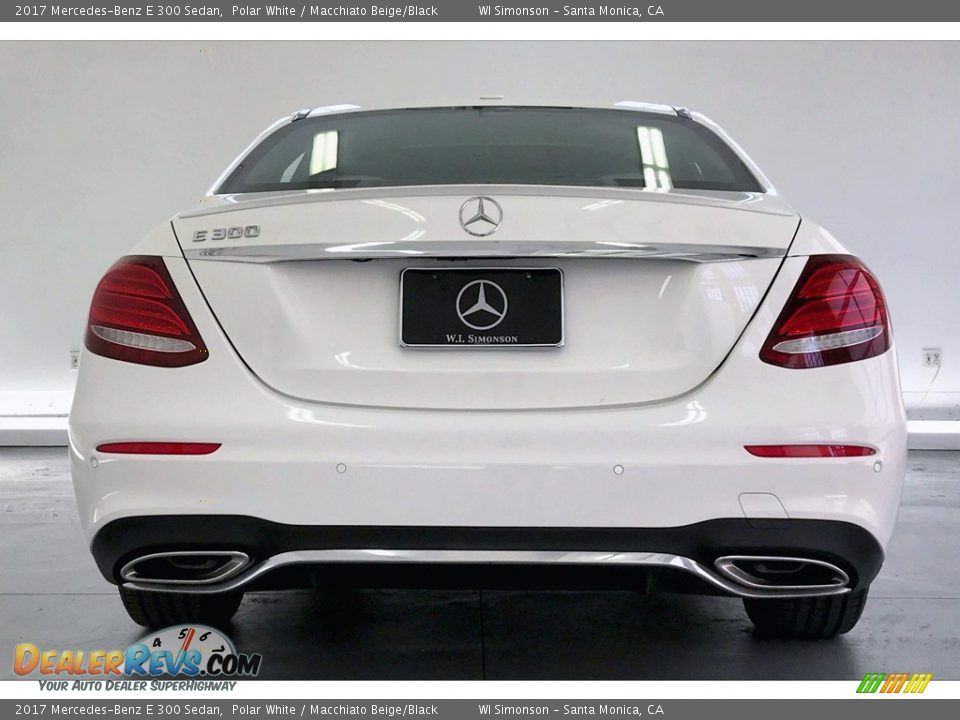 2017 Mercedes-Benz E 300 Sedan Polar White / Macchiato Beige/Black Photo #3