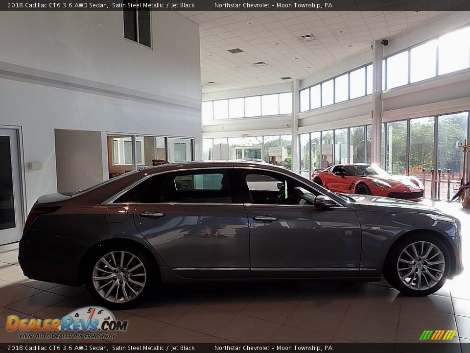 2018 Cadillac CT6 3.6 AWD Sedan Satin Steel Metallic / Jet Black Photo #10