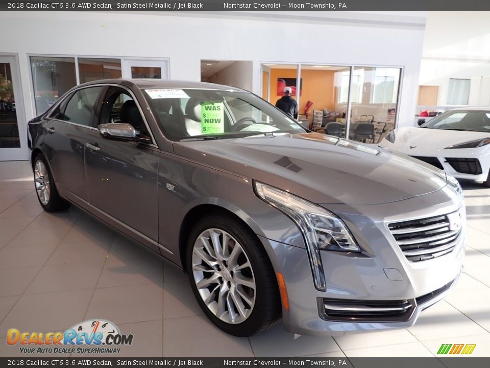 2018 Cadillac CT6 3.6 AWD Sedan Satin Steel Metallic / Jet Black Photo #11