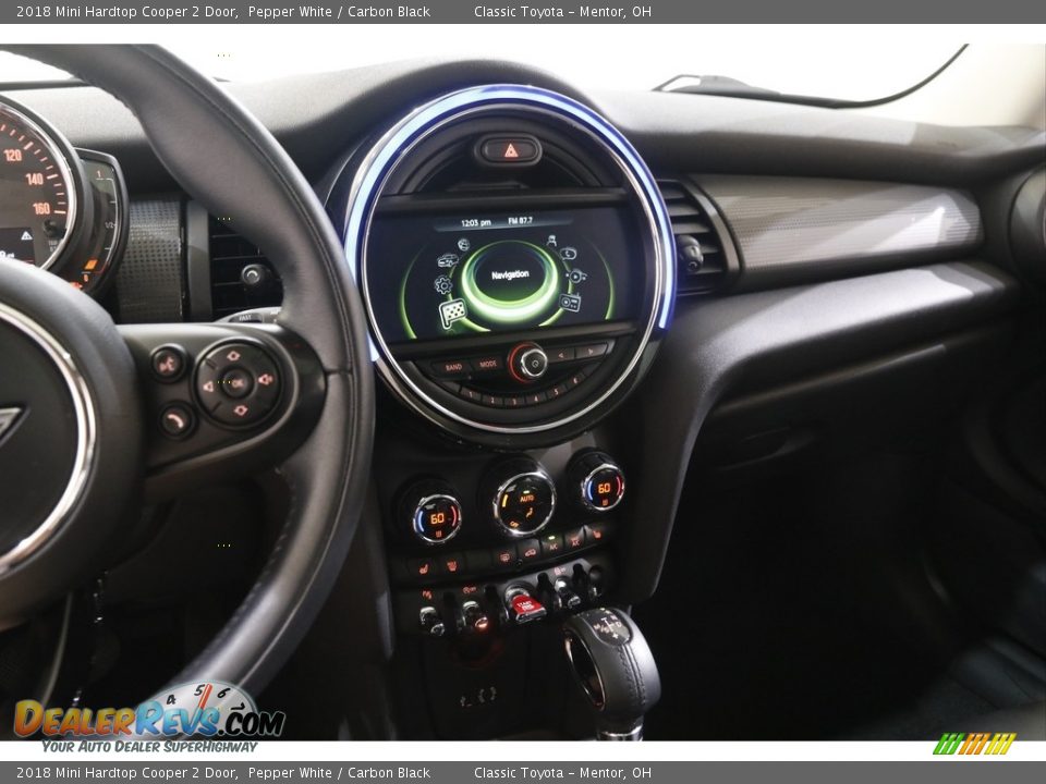 2018 Mini Hardtop Cooper 2 Door Pepper White / Carbon Black Photo #8