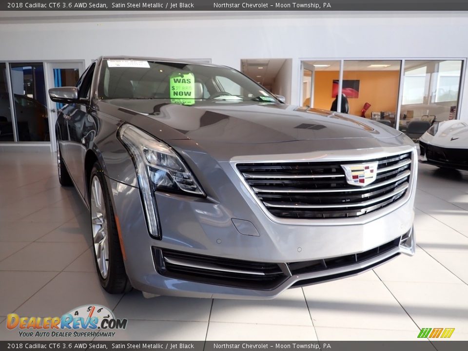 2018 Cadillac CT6 3.6 AWD Sedan Satin Steel Metallic / Jet Black Photo #12