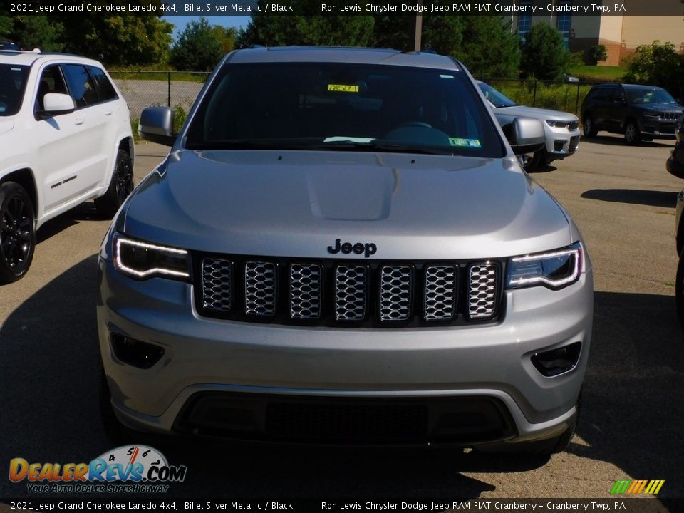 2021 Jeep Grand Cherokee Laredo 4x4 Billet Silver Metallic / Black Photo #2