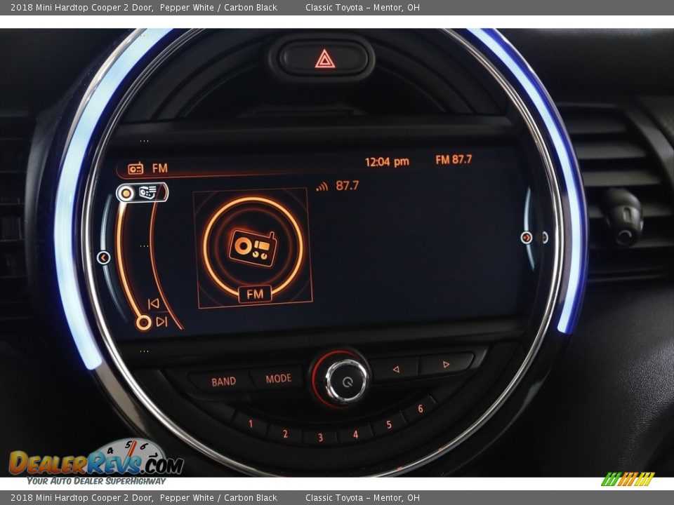 2018 Mini Hardtop Cooper 2 Door Pepper White / Carbon Black Photo #10