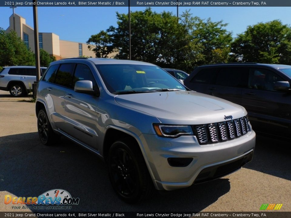 2021 Jeep Grand Cherokee Laredo 4x4 Billet Silver Metallic / Black Photo #3