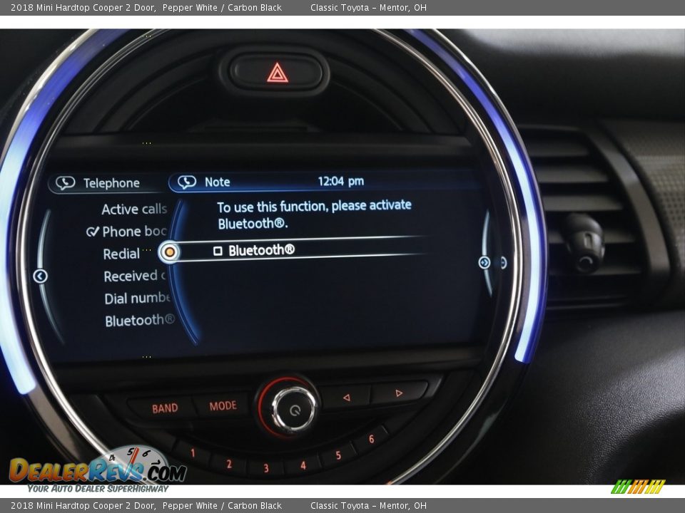 2018 Mini Hardtop Cooper 2 Door Pepper White / Carbon Black Photo #11