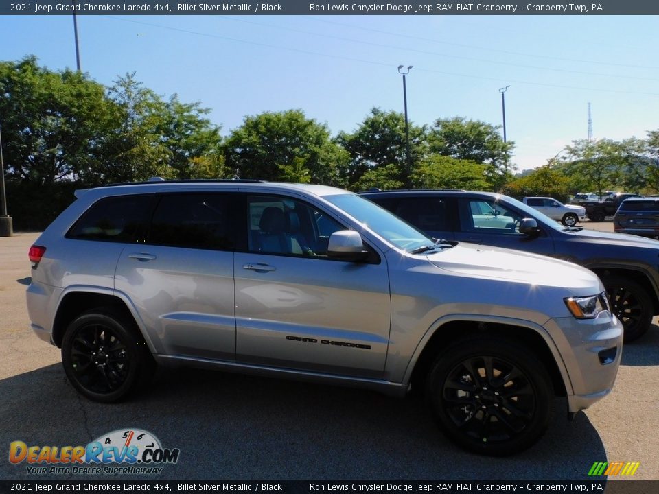 2021 Jeep Grand Cherokee Laredo 4x4 Billet Silver Metallic / Black Photo #4