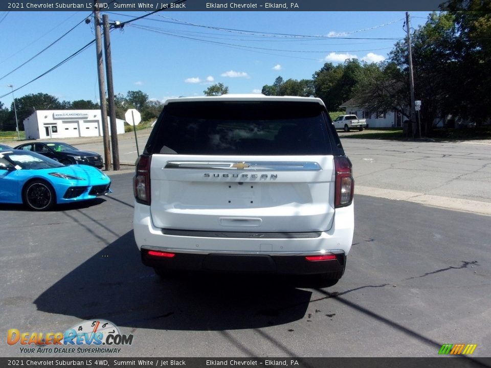 2021 Chevrolet Suburban LS 4WD Summit White / Jet Black Photo #4