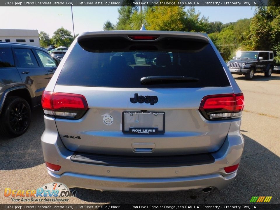 2021 Jeep Grand Cherokee Laredo 4x4 Billet Silver Metallic / Black Photo #6