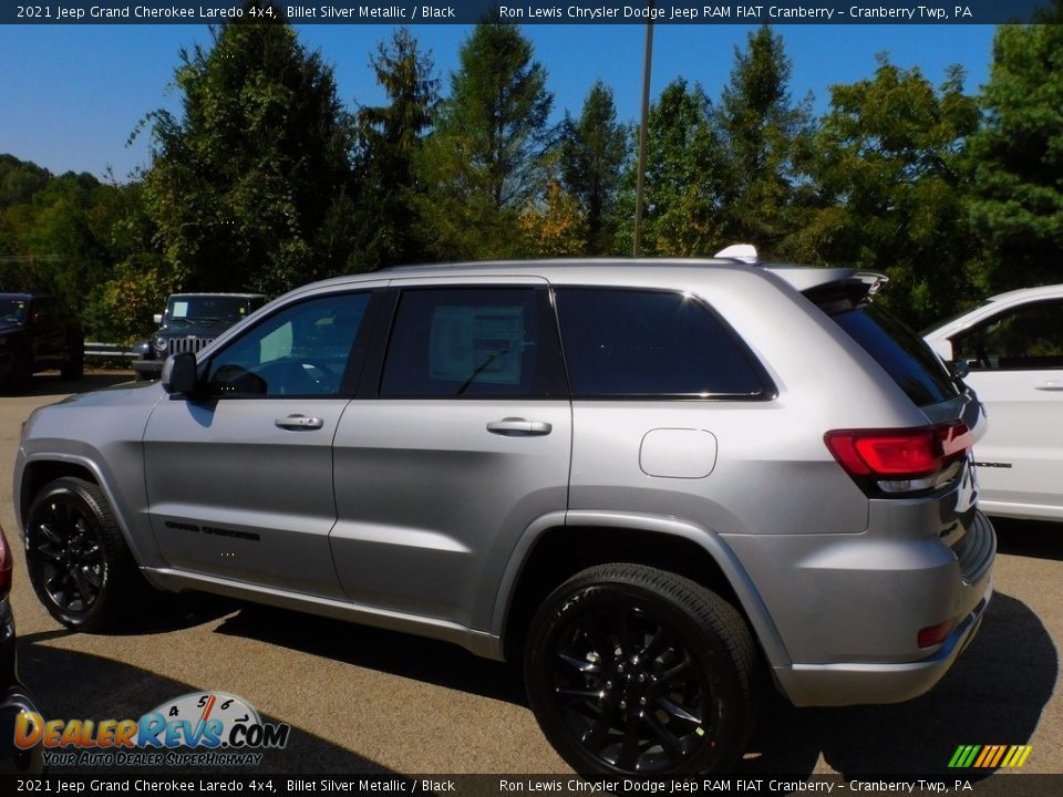 2021 Jeep Grand Cherokee Laredo 4x4 Billet Silver Metallic / Black Photo #9