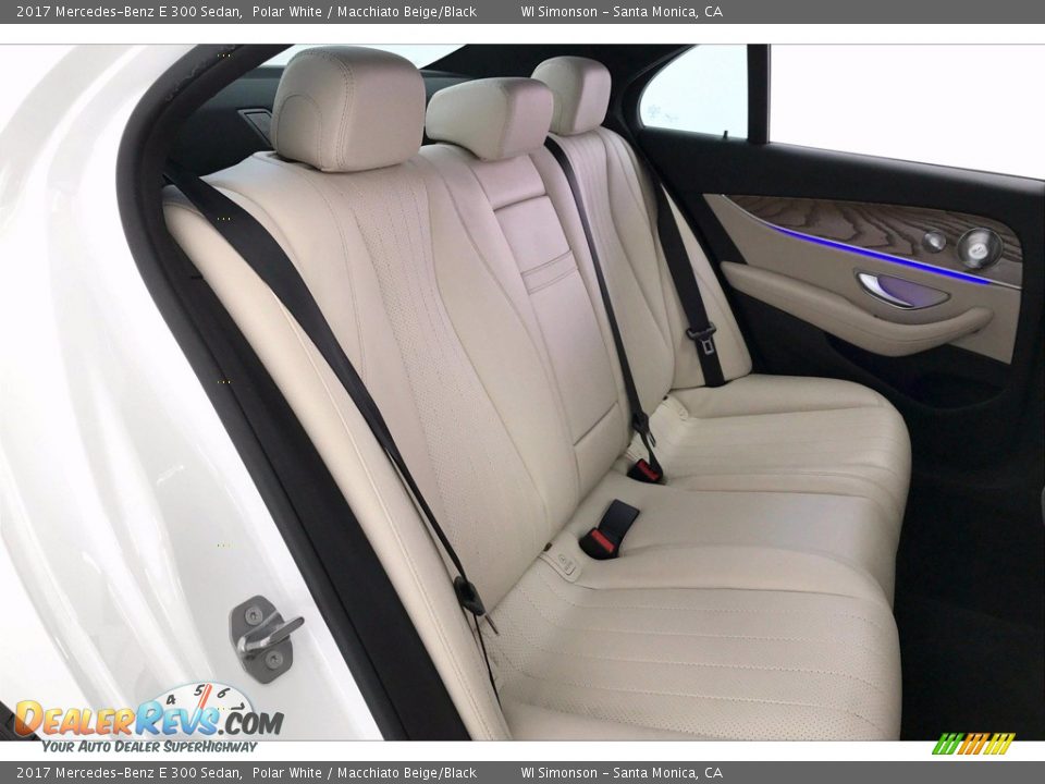 Rear Seat of 2017 Mercedes-Benz E 300 Sedan Photo #13