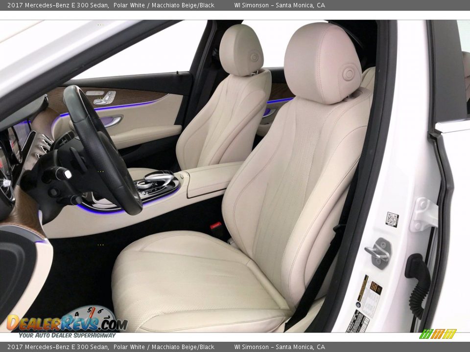 Front Seat of 2017 Mercedes-Benz E 300 Sedan Photo #14