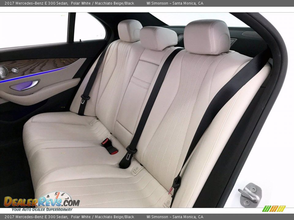 Rear Seat of 2017 Mercedes-Benz E 300 Sedan Photo #15