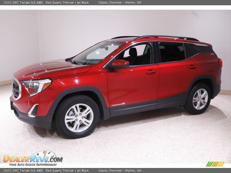 2020 GMC Terrain SLE AWD Red Quartz Tintcoat / Jet Black Photo #3