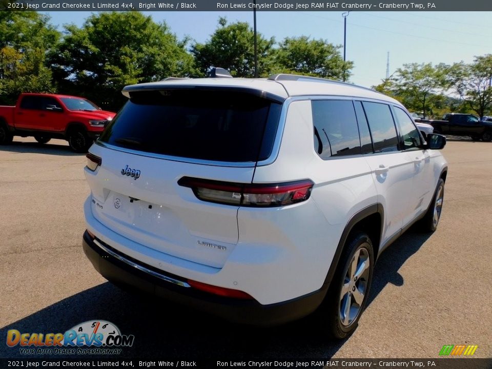 2021 Jeep Grand Cherokee L Limited 4x4 Bright White / Black Photo #5