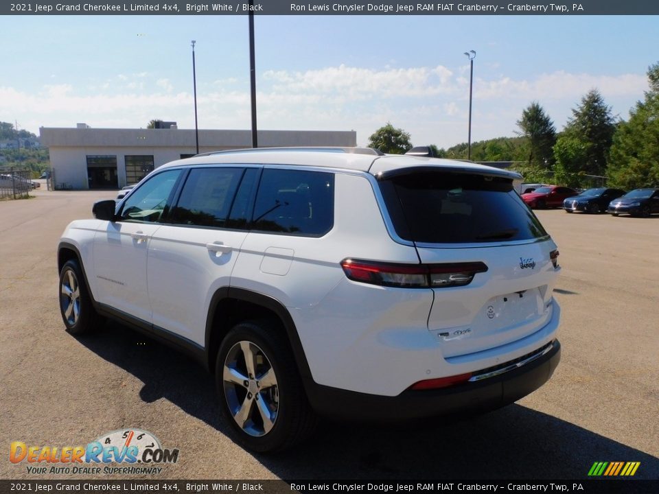 2021 Jeep Grand Cherokee L Limited 4x4 Bright White / Black Photo #8