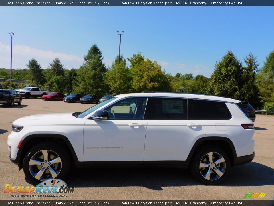 2021 Jeep Grand Cherokee L Limited 4x4 Bright White / Black Photo #9