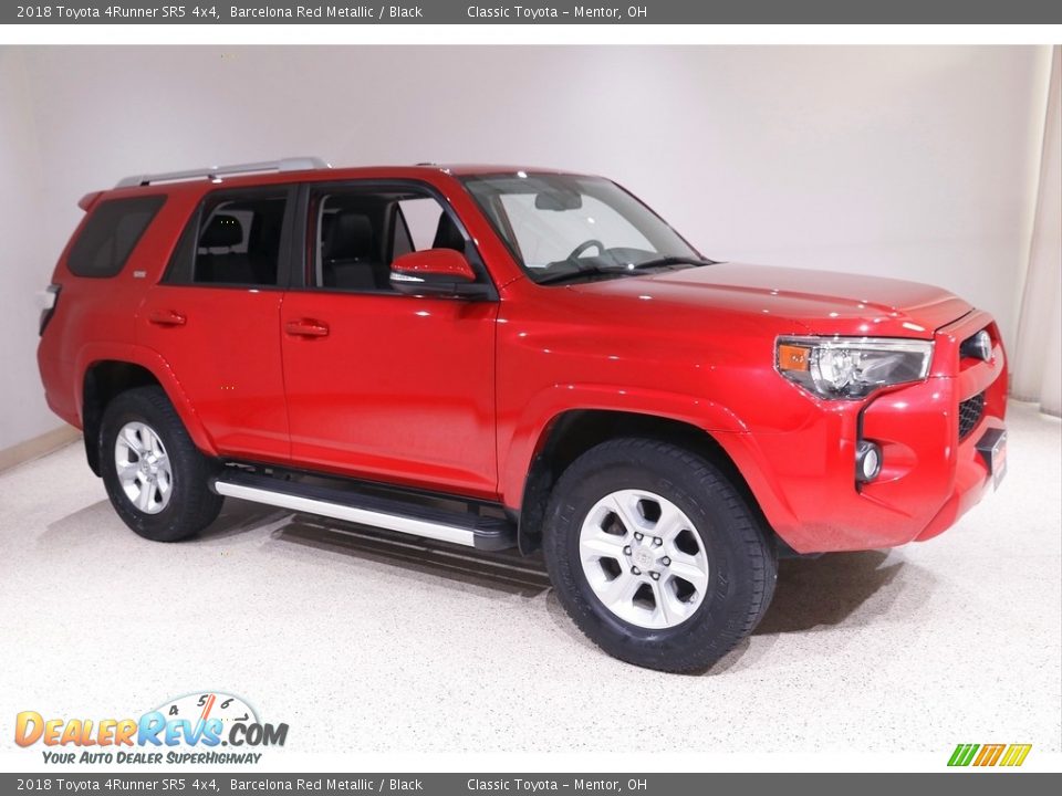 2018 Toyota 4Runner SR5 4x4 Barcelona Red Metallic / Black Photo #1