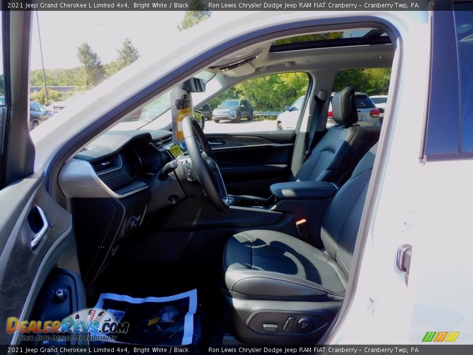 2021 Jeep Grand Cherokee L Limited 4x4 Bright White / Black Photo #11