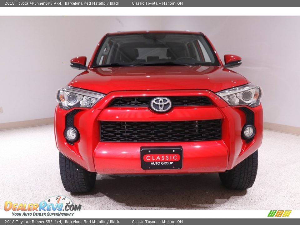 2018 Toyota 4Runner SR5 4x4 Barcelona Red Metallic / Black Photo #2