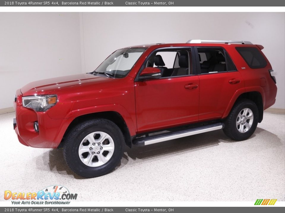 2018 Toyota 4Runner SR5 4x4 Barcelona Red Metallic / Black Photo #3