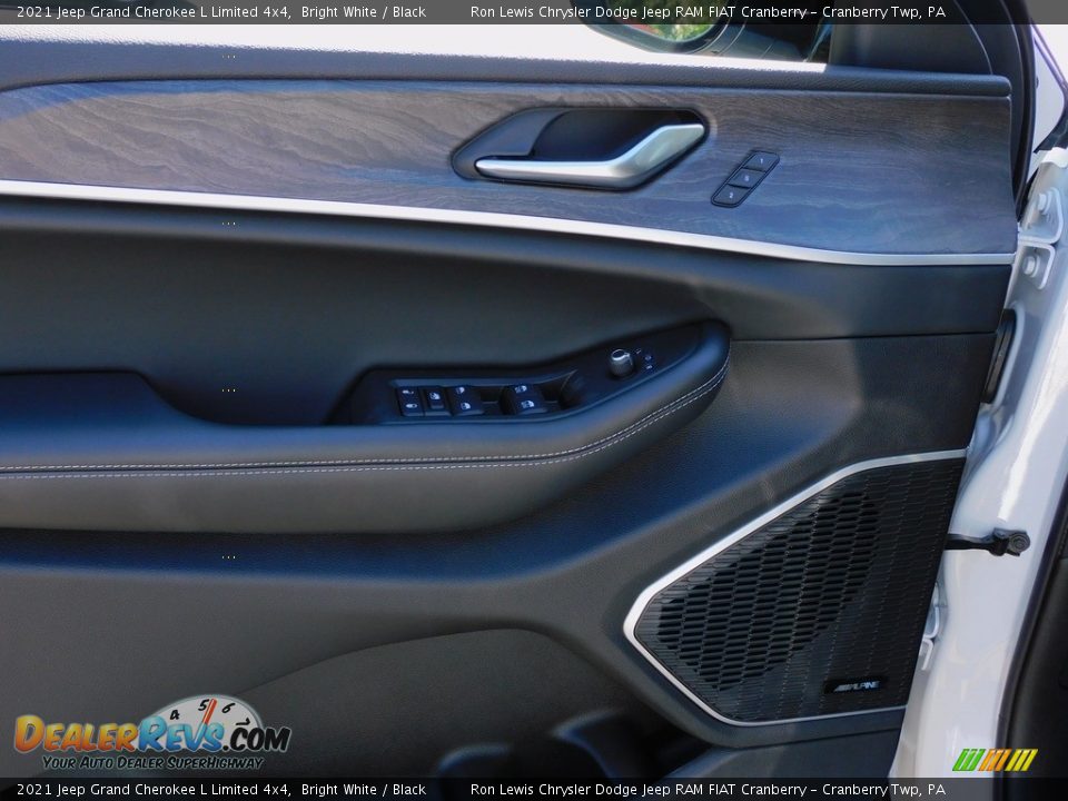 2021 Jeep Grand Cherokee L Limited 4x4 Bright White / Black Photo #15