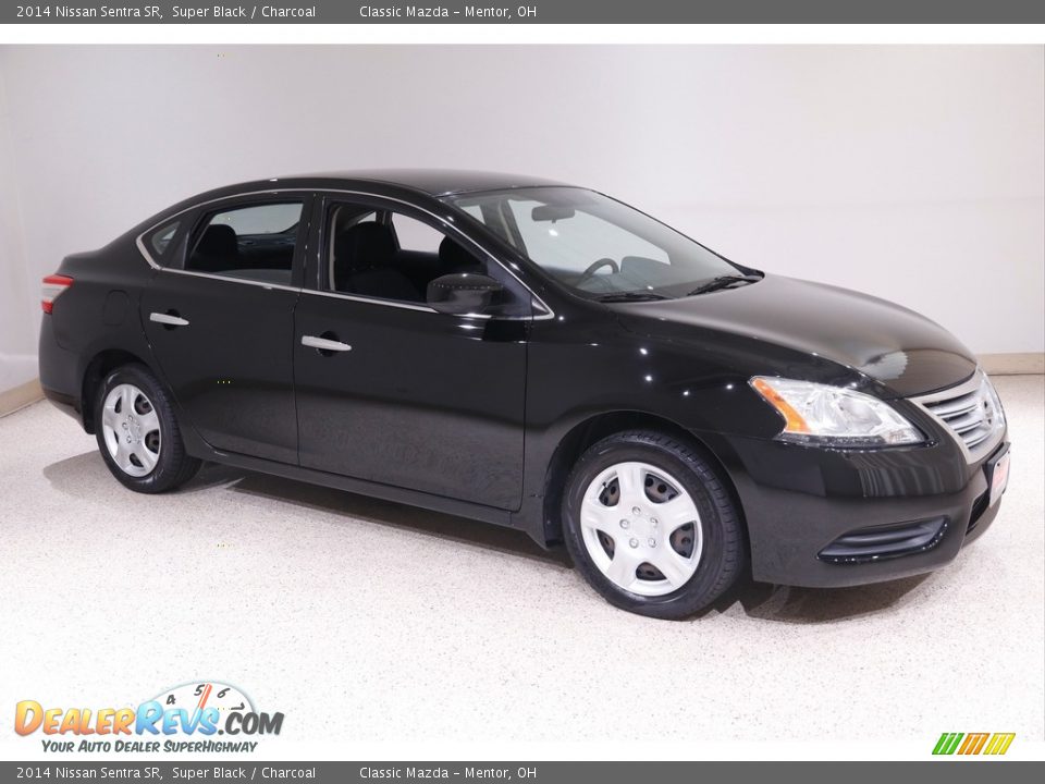 2014 Nissan Sentra SR Super Black / Charcoal Photo #1