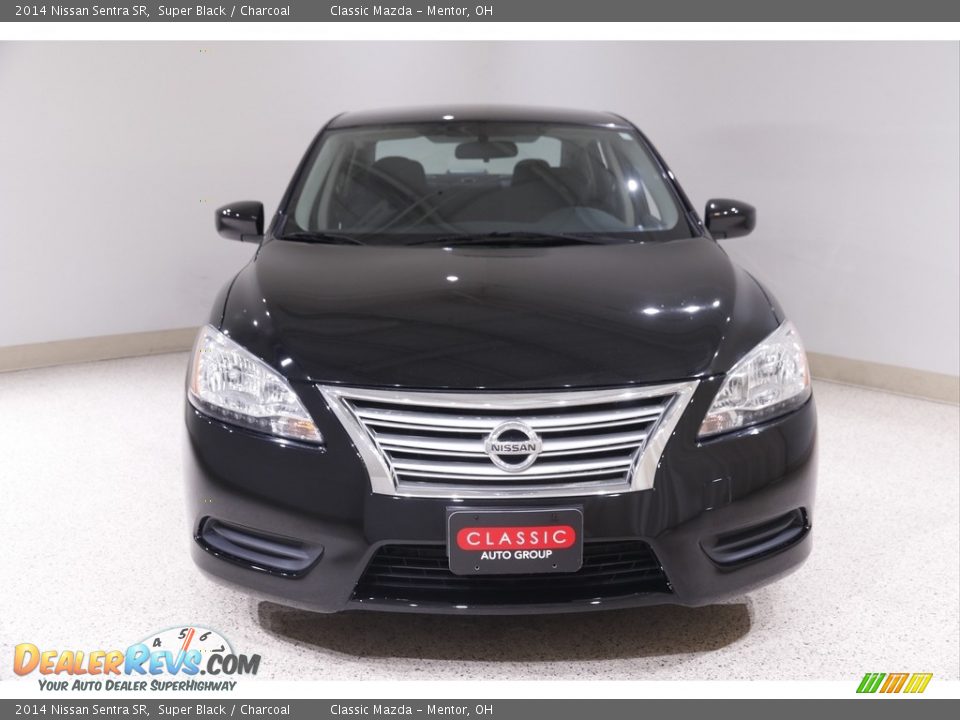 2014 Nissan Sentra SR Super Black / Charcoal Photo #2