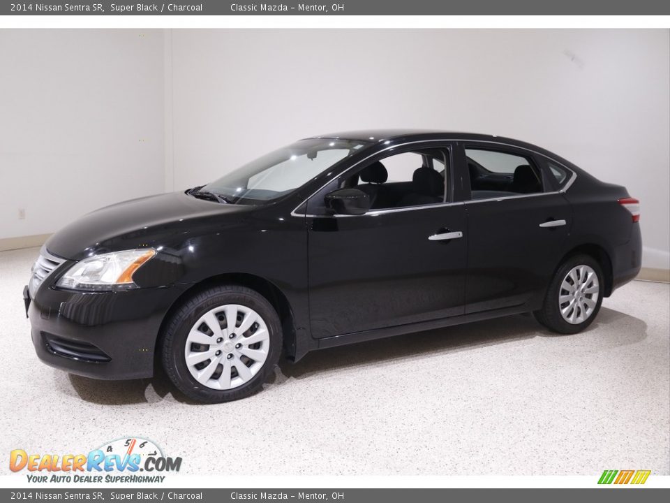 2014 Nissan Sentra SR Super Black / Charcoal Photo #3