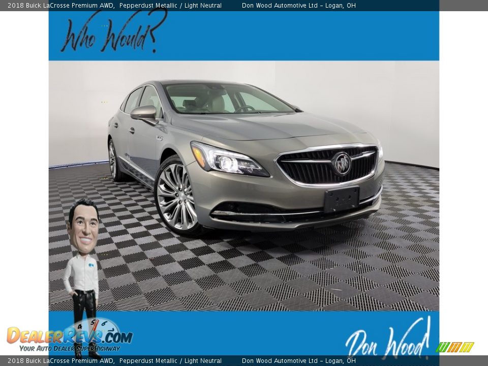 2018 Buick LaCrosse Premium AWD Pepperdust Metallic / Light Neutral Photo #1