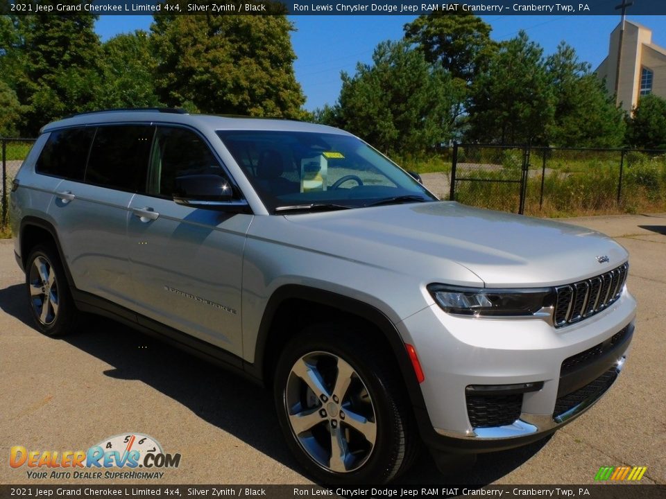 2021 Jeep Grand Cherokee L Limited 4x4 Silver Zynith / Black Photo #3