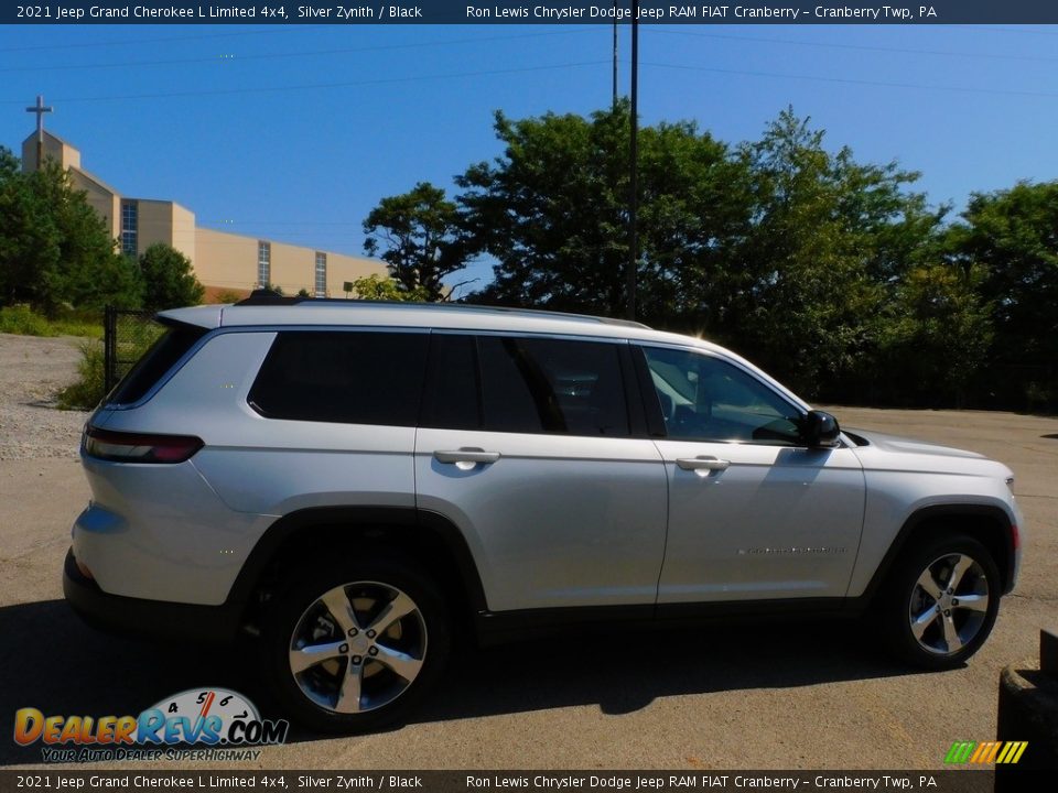 2021 Jeep Grand Cherokee L Limited 4x4 Silver Zynith / Black Photo #4