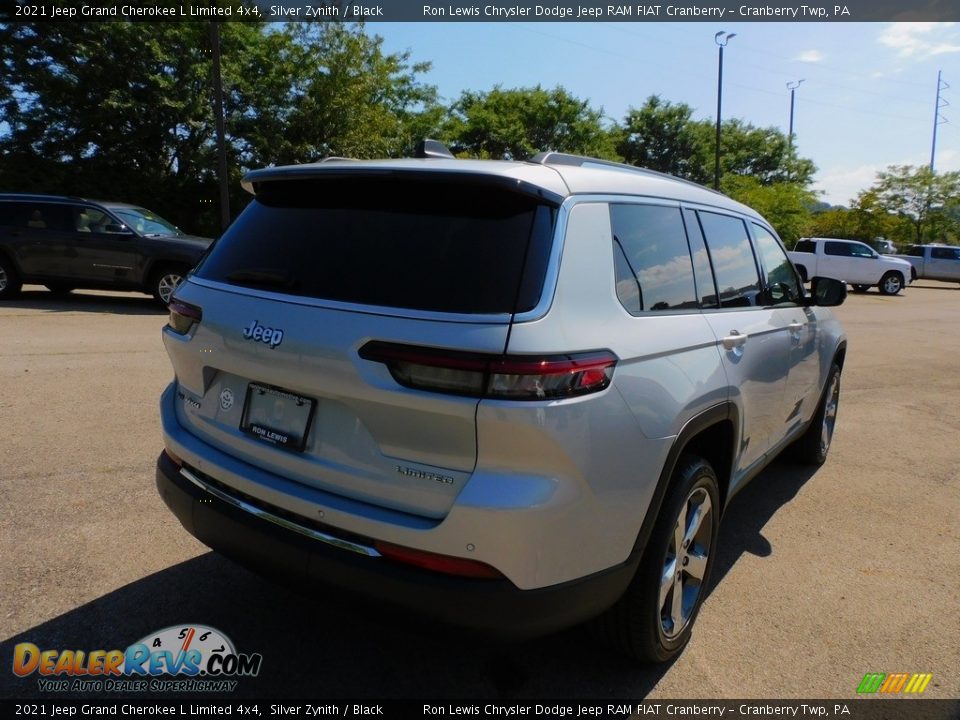 2021 Jeep Grand Cherokee L Limited 4x4 Silver Zynith / Black Photo #5