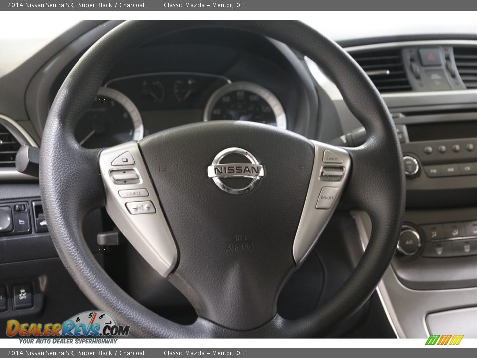 2014 Nissan Sentra SR Super Black / Charcoal Photo #8