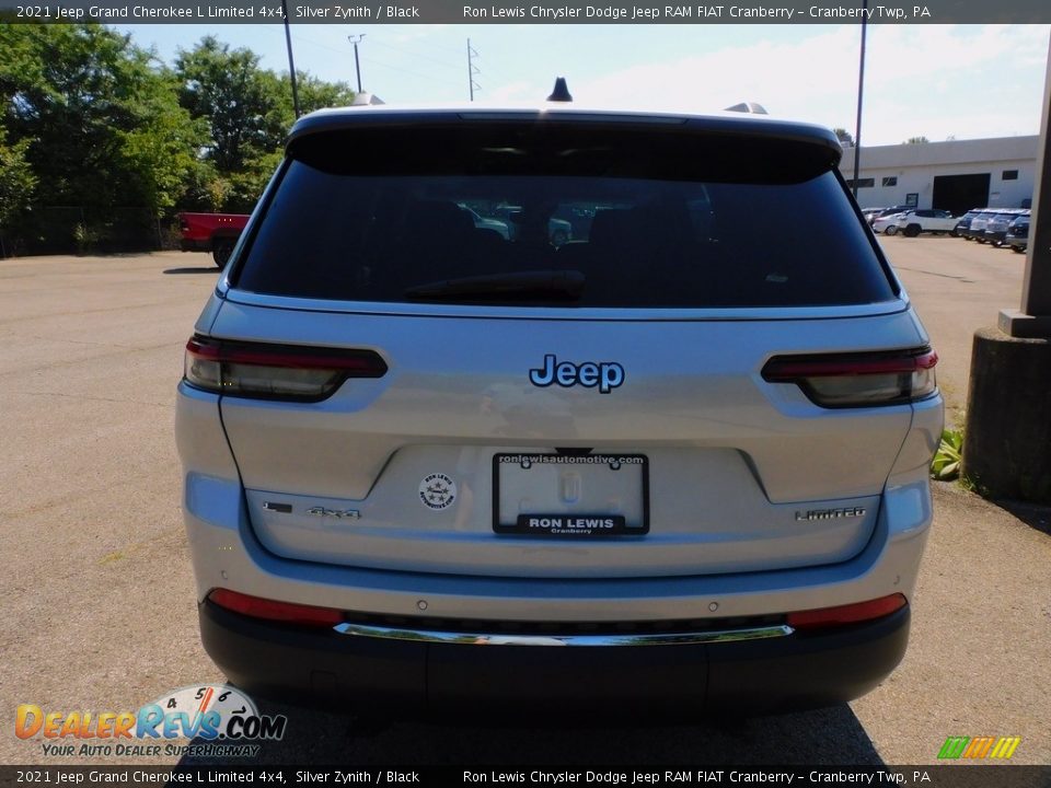 2021 Jeep Grand Cherokee L Limited 4x4 Silver Zynith / Black Photo #6