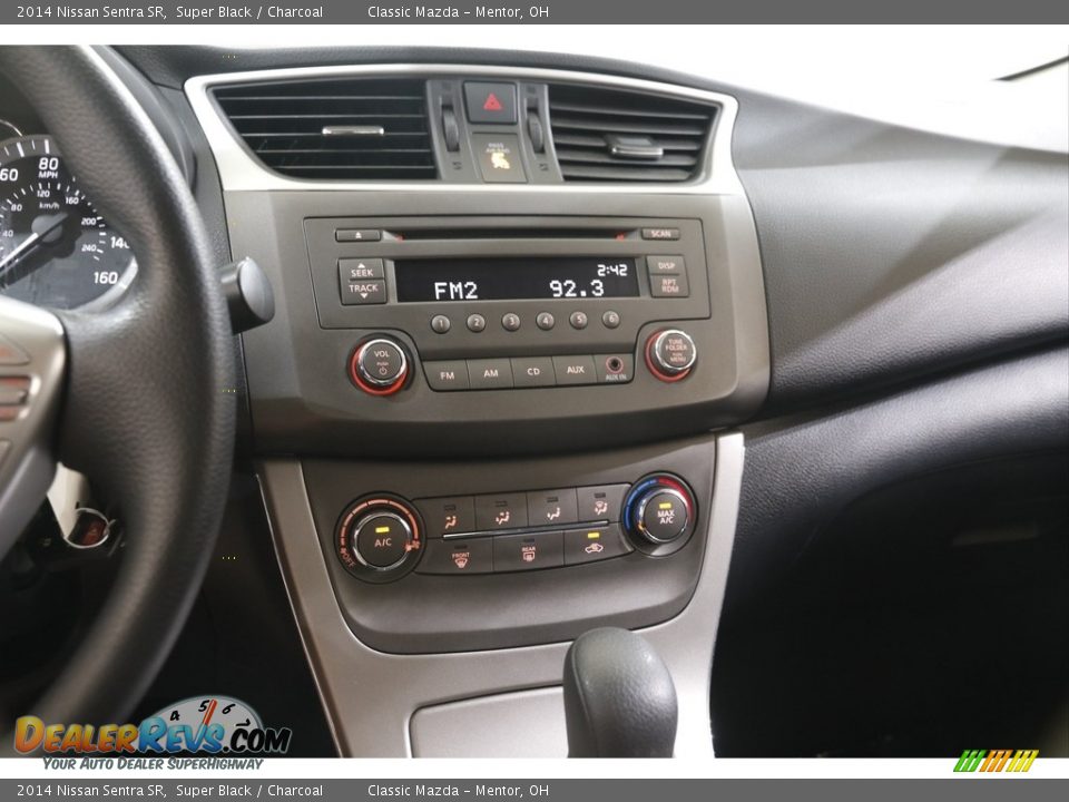 2014 Nissan Sentra SR Super Black / Charcoal Photo #10