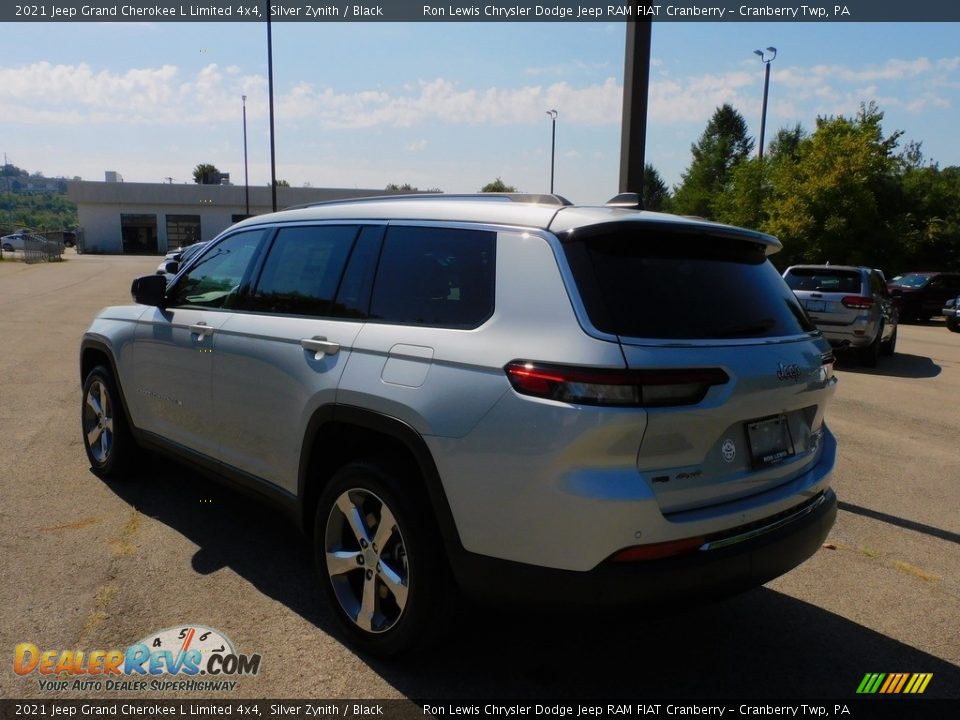 2021 Jeep Grand Cherokee L Limited 4x4 Silver Zynith / Black Photo #8