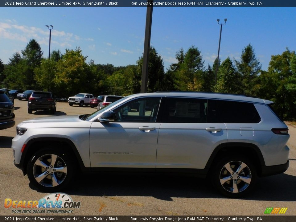 2021 Jeep Grand Cherokee L Limited 4x4 Silver Zynith / Black Photo #9