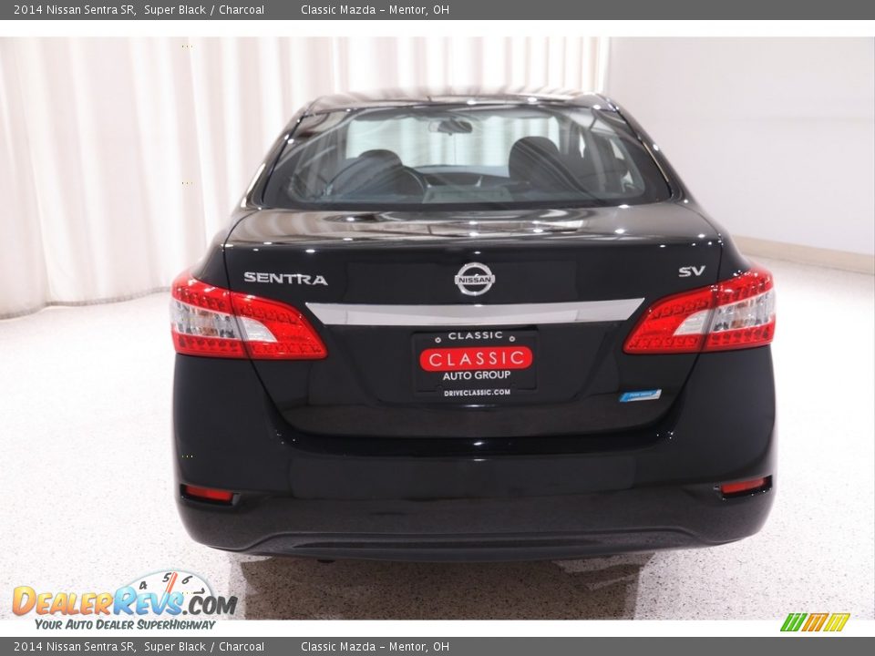 2014 Nissan Sentra SR Super Black / Charcoal Photo #16